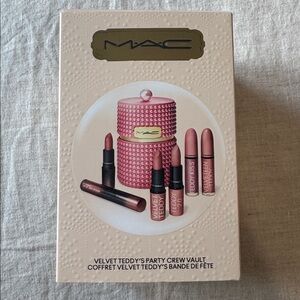 NIB MAC Cosmetics Limited-Edition Velvet Teddy Lipstick Set - Pink Shades